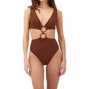 NEW MALAI danza one piece in earth brown
